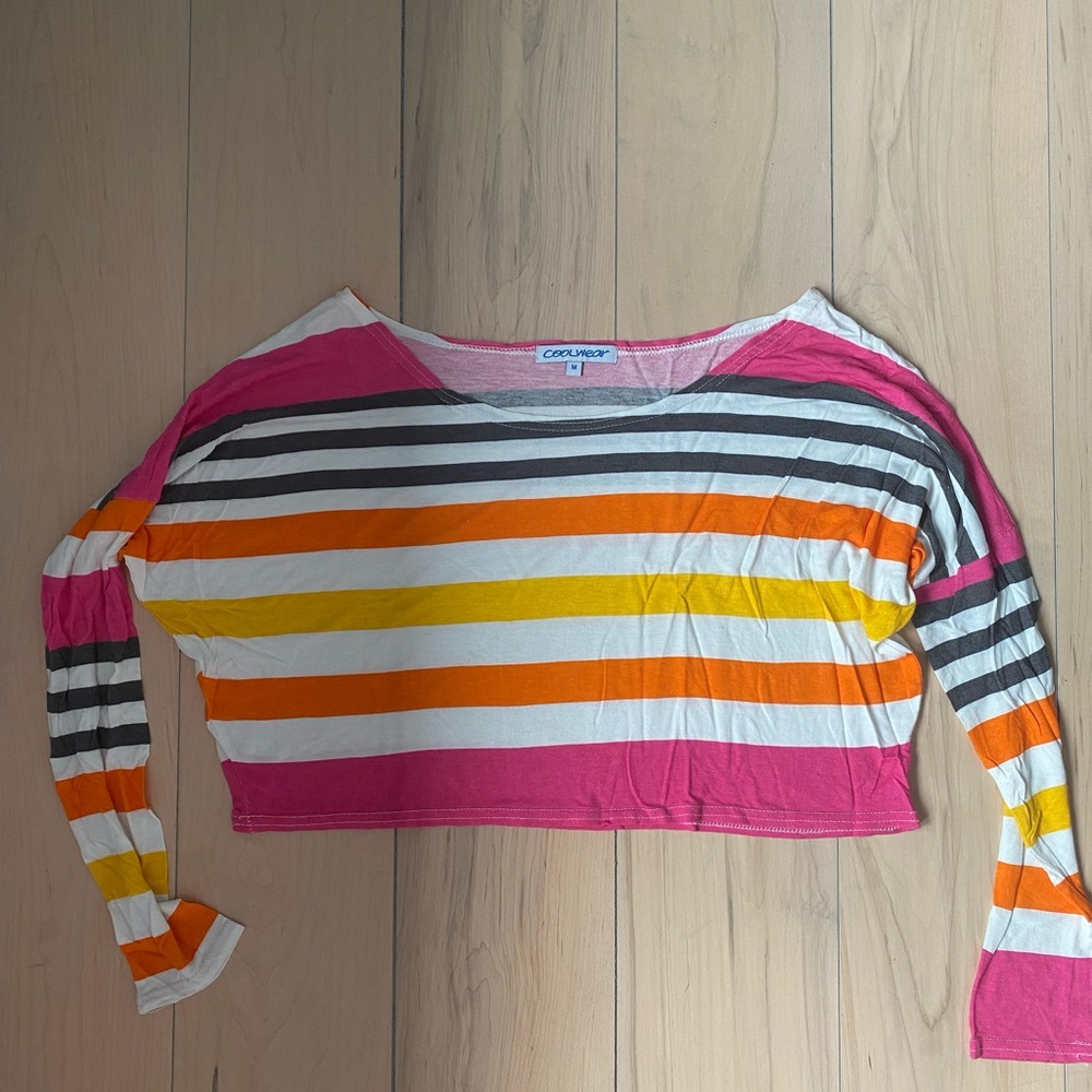 Colorful long sleeve top!